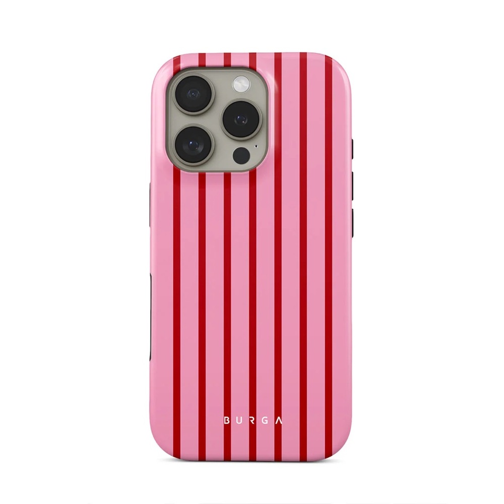 Pink and Red Burga iPhone 16 Pro Max Case